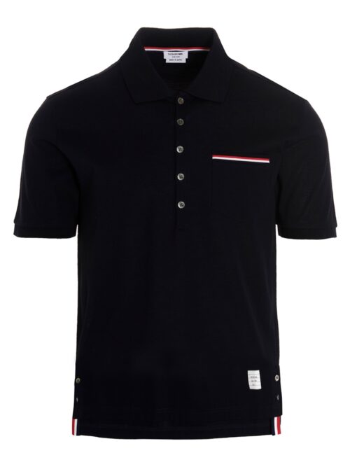 'RWB' polo shirt THOM BROWNE Blue