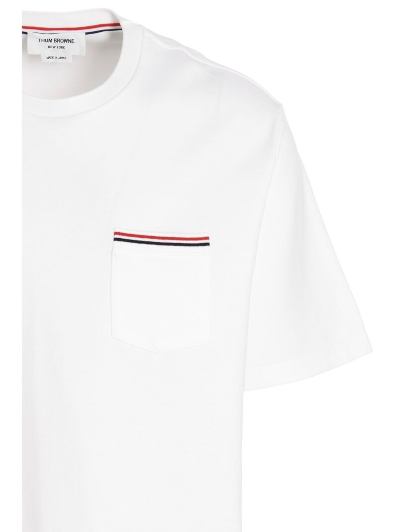 Pocket T-shirt Man THOM BROWNE White