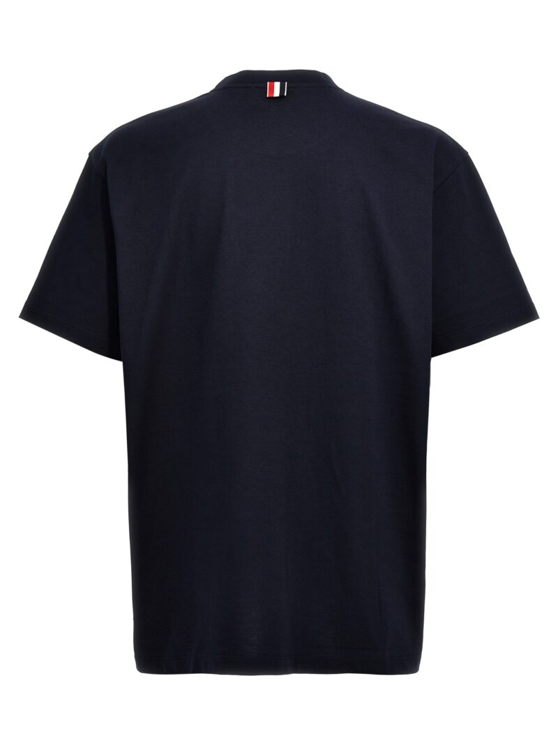 'Hector with a Hat' T-shirt MJS238EJ0058415 THOM BROWNE Blue