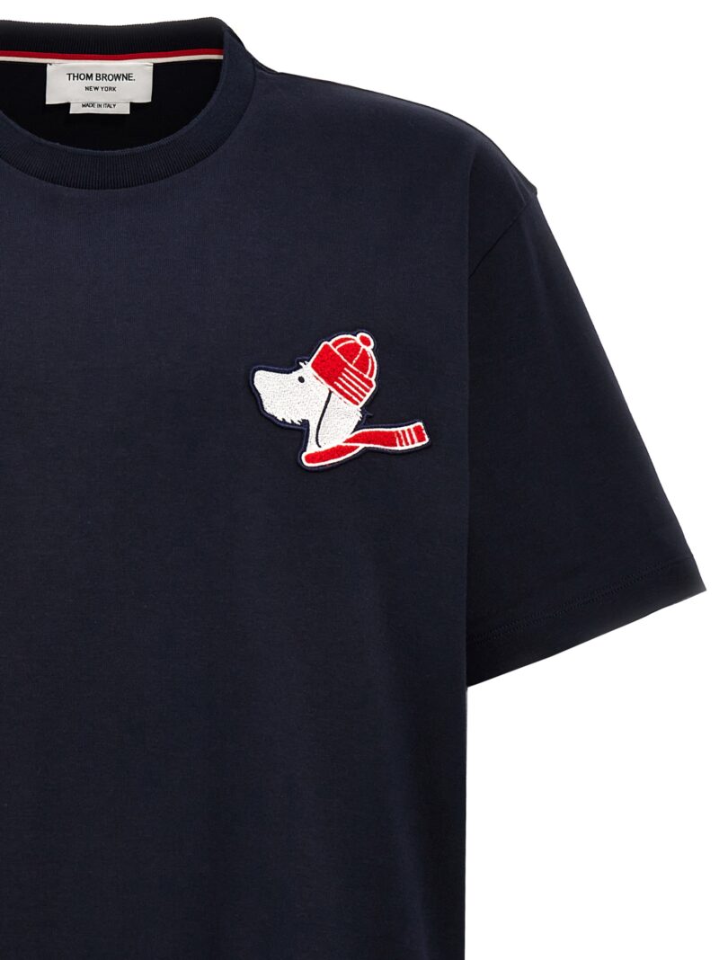 'Hector with a Hat' T-shirt Man THOM BROWNE Blue