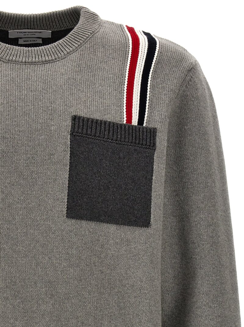 'Fun Mix' sweater Man THOM BROWNE Gray