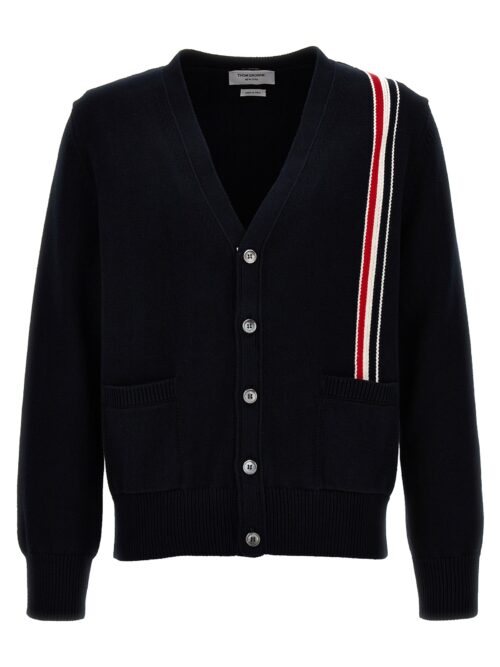 'Jersey Stitch' cardigan THOM BROWNE Blue