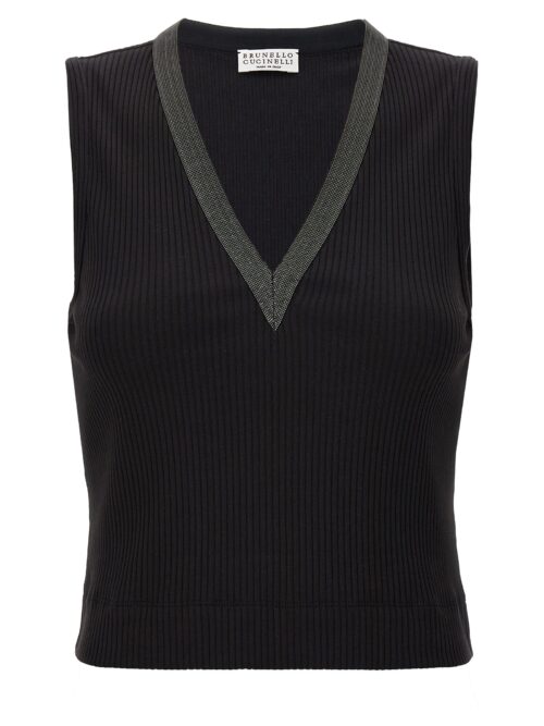 'Monile' top BRUNELLO CUCINELLI Black