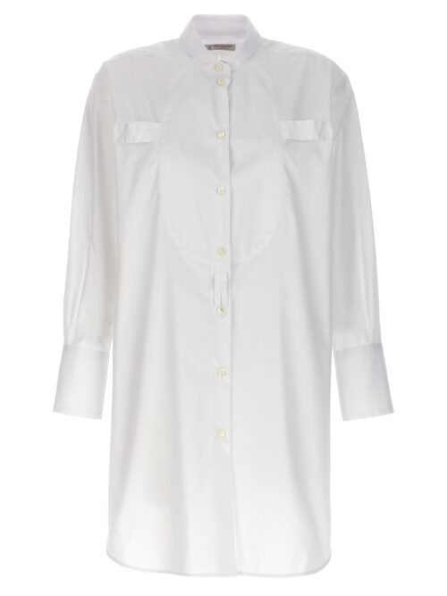 Long plastron tuxedo shirt ALBERTO BIANI White