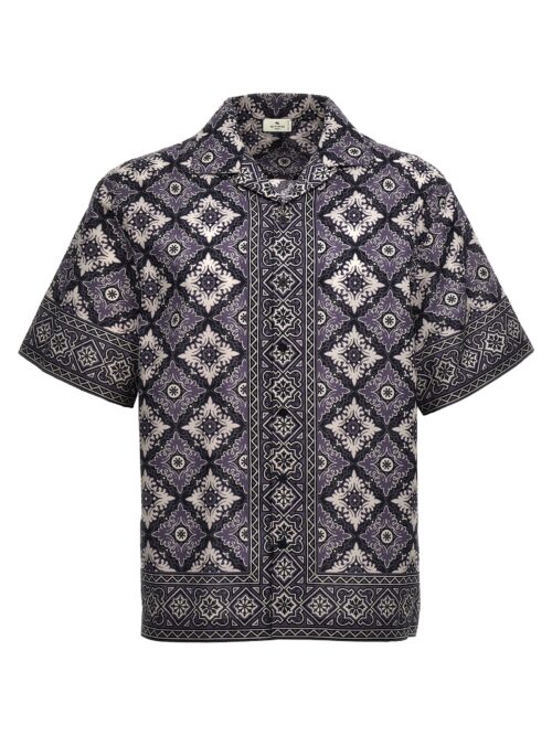 'Medaglioni' bowling shirt ETRO Multicolor