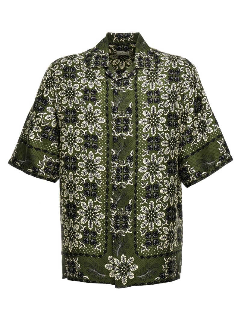 Floral print shirt ETRO Green