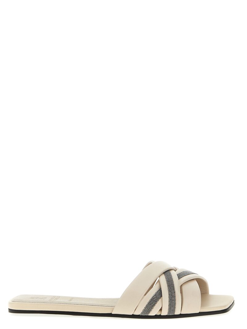 'Monile' sandals BRUNELLO CUCINELLI White