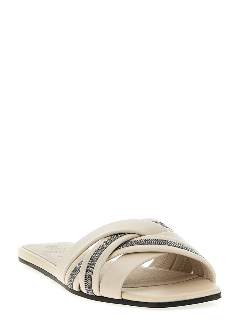 'Monile' sandals MZSKC2636CQF25 BRUNELLO CUCINELLI White