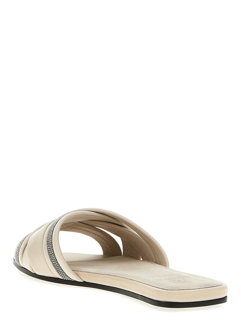 'Monile' sandals Woman BRUNELLO CUCINELLI White