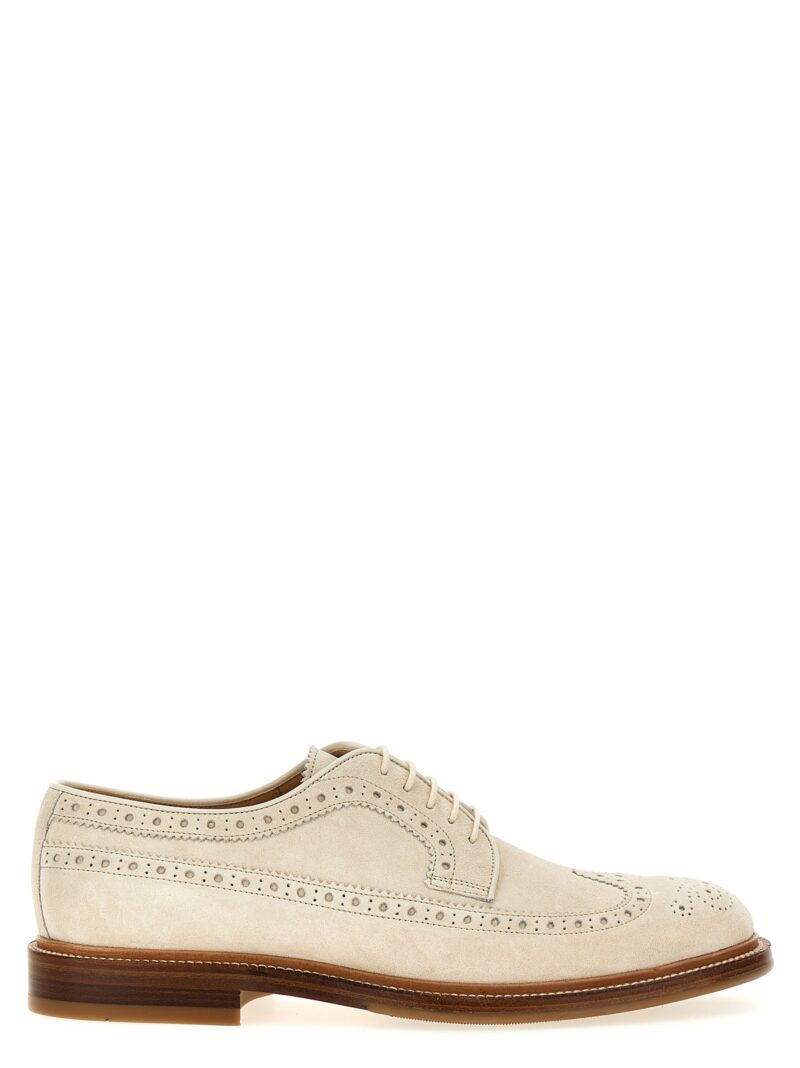 Dovetail lace-up shoes BRUNELLO CUCINELLI White