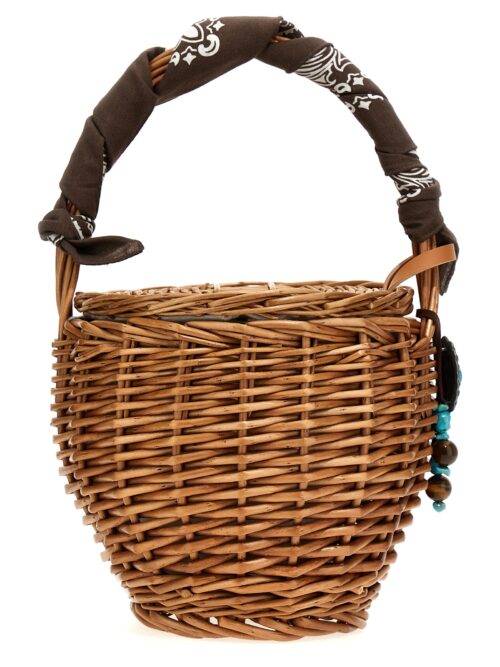 'Wicker' basket FORTELA Brown