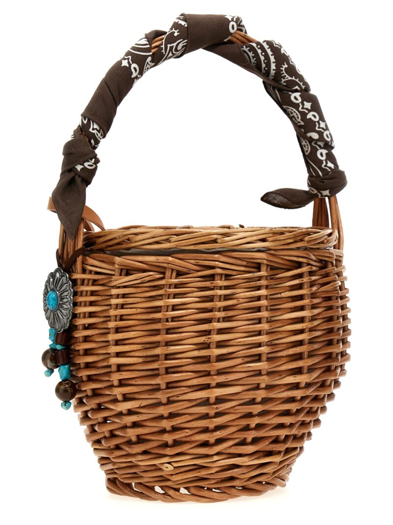 'Wicker' basket NITIS4RA040BRW FORTELA Brown