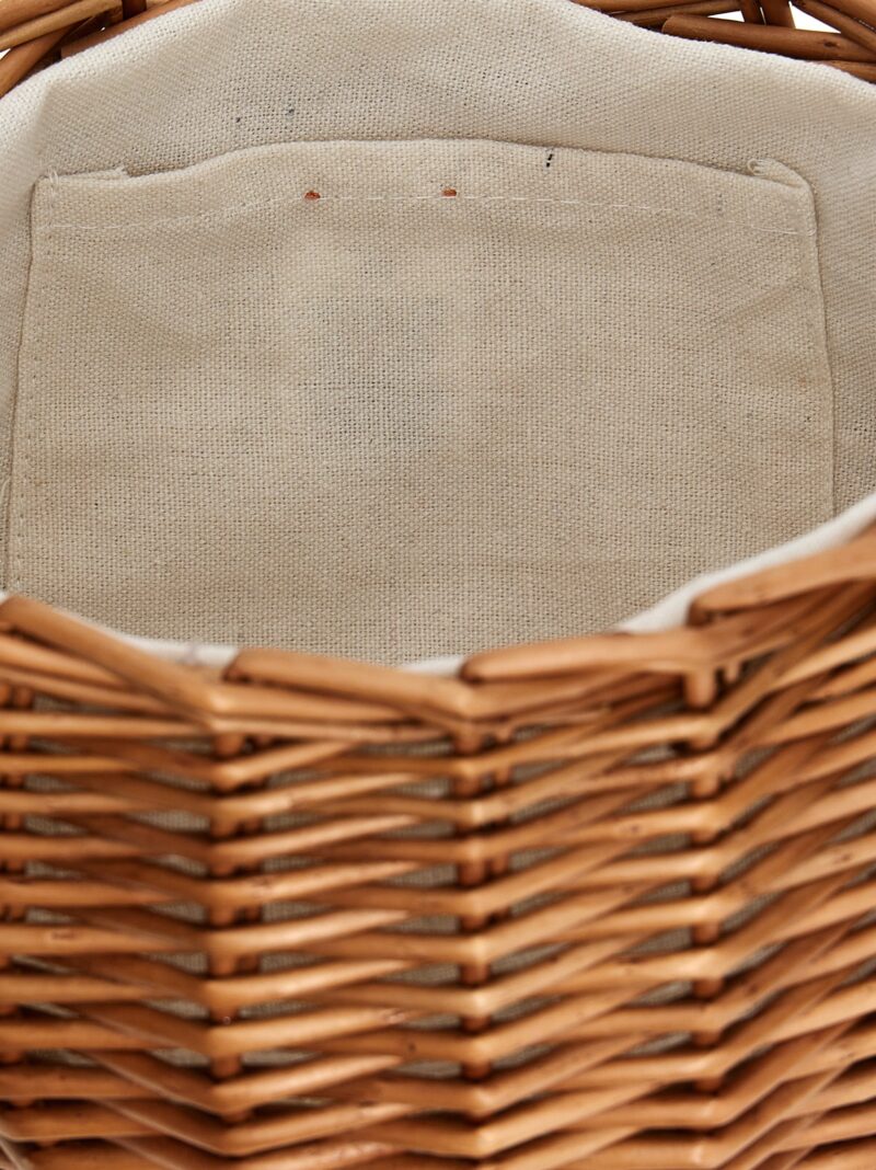 'Wicker' basket 100% straw FORTELA Brown