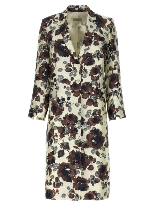 Floral print trench coat ALBERTO BIANI Multicolor