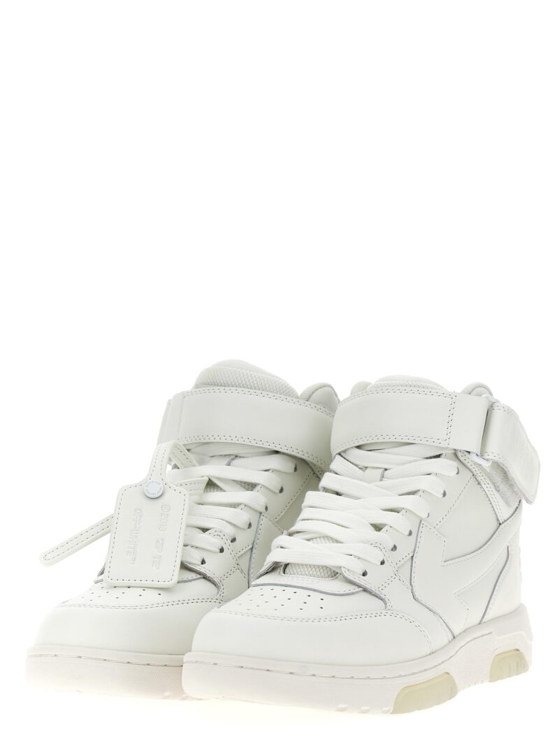 'Out Of Office Mid Top Lea' sneakers OWIA275C99LEA00201010101 OFF-WHITE White