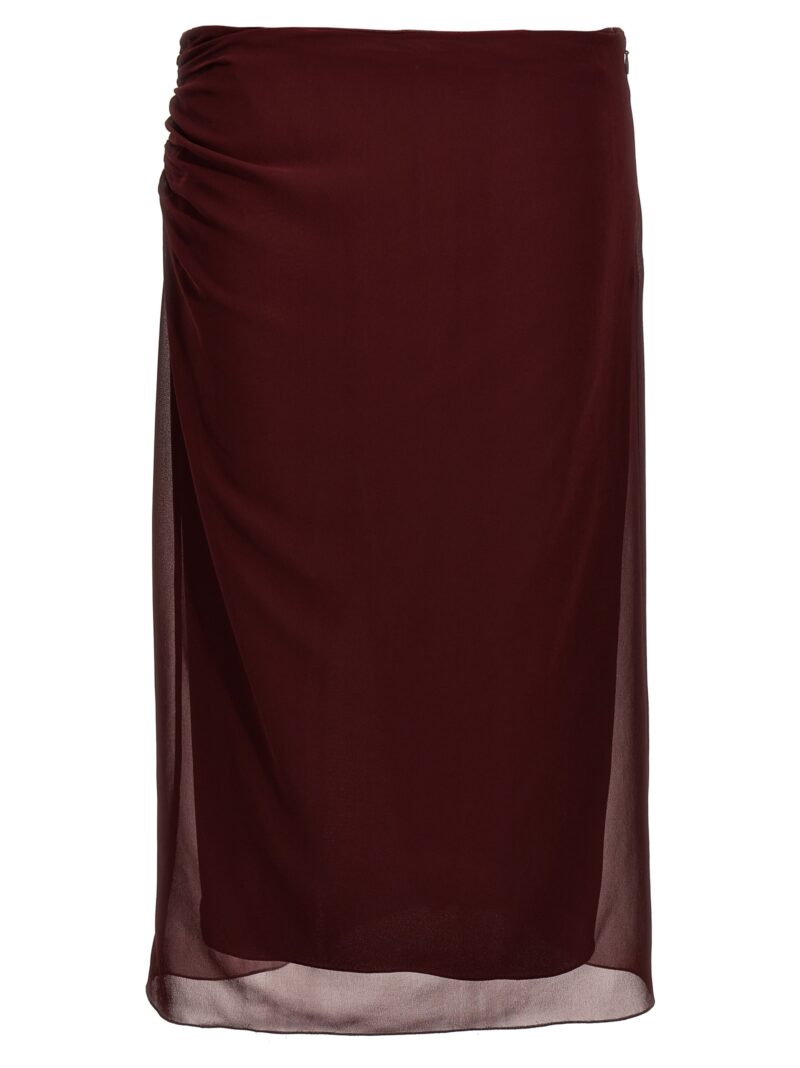 Georgette skirt PRADA Bordeaux