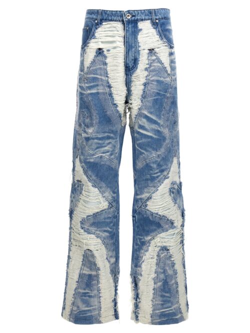 'Path Denim' jeans WHO DECIDES WAR Light Blue