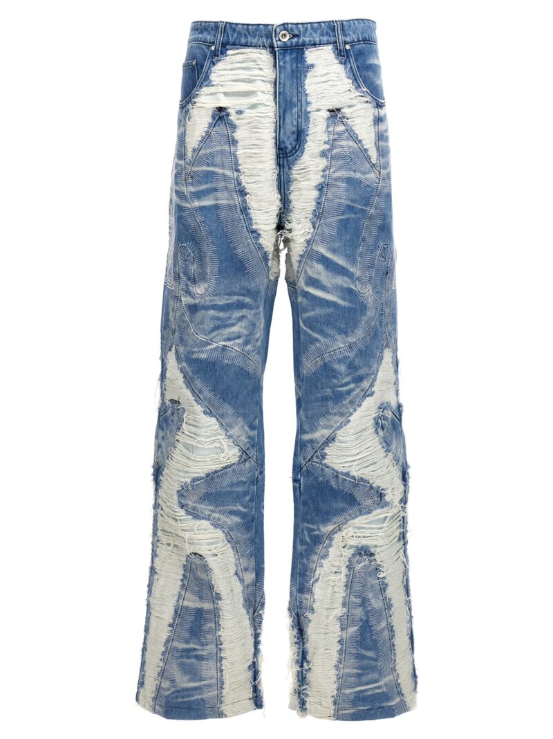 'Path Denim' jeans WHO DECIDES WAR Light Blue
