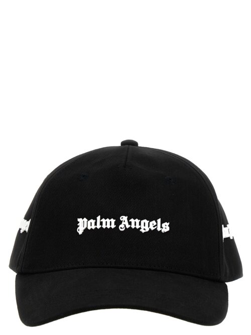 Logo cap PALM ANGELS White/Black