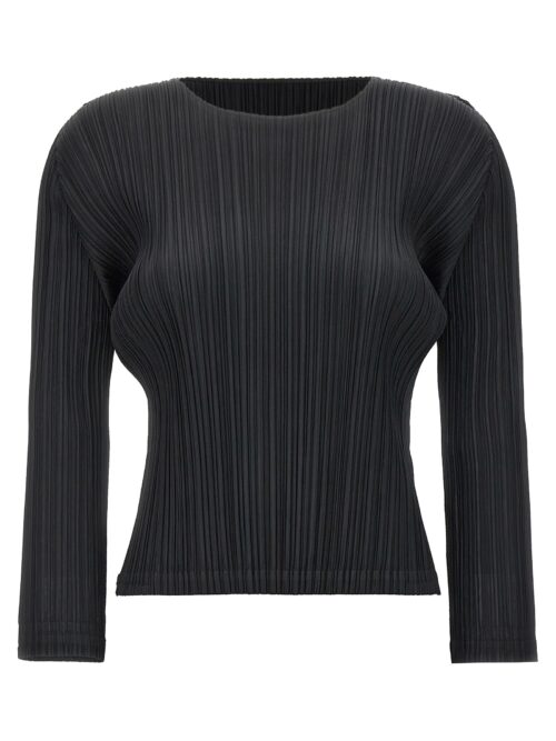 Pleated T-shirt PLEATS PLEASE ISSEY MIYAKE Black