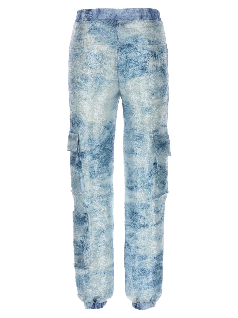 'Robi' cargo trousers ROBIDENIMCELESTE LE TWINS Light Blue