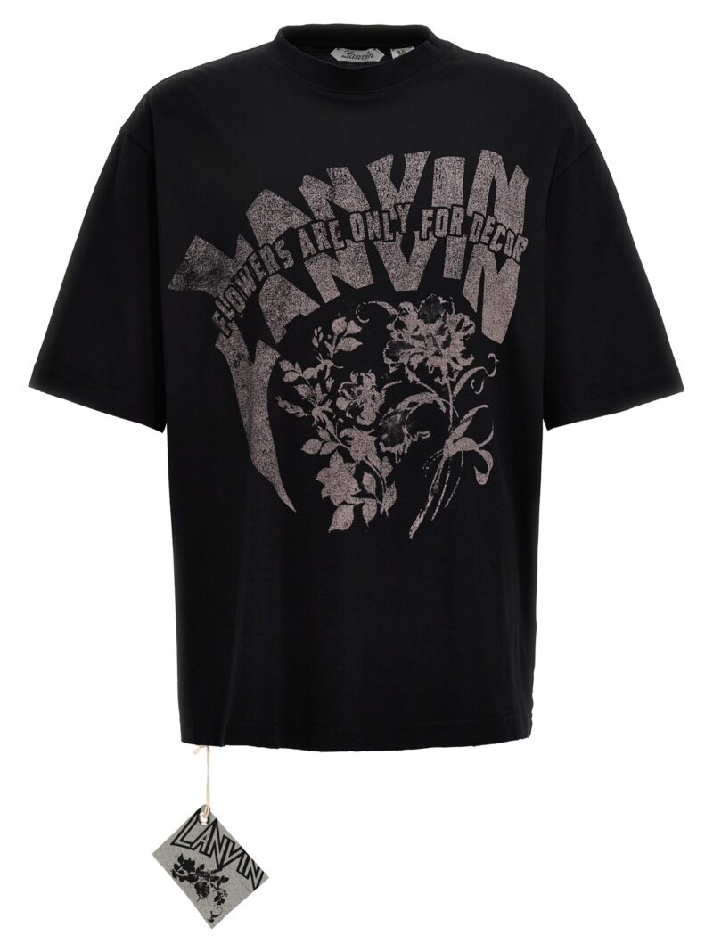Printed t-shirt LANVIN Black