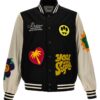 Embroidery bomber jacket and patches BARROW Multicolor