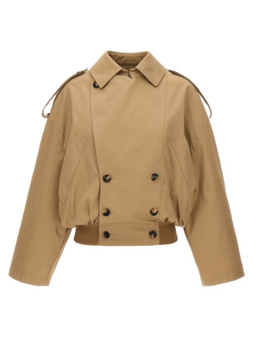 Balloon cropped trench coat LOEWE Beige