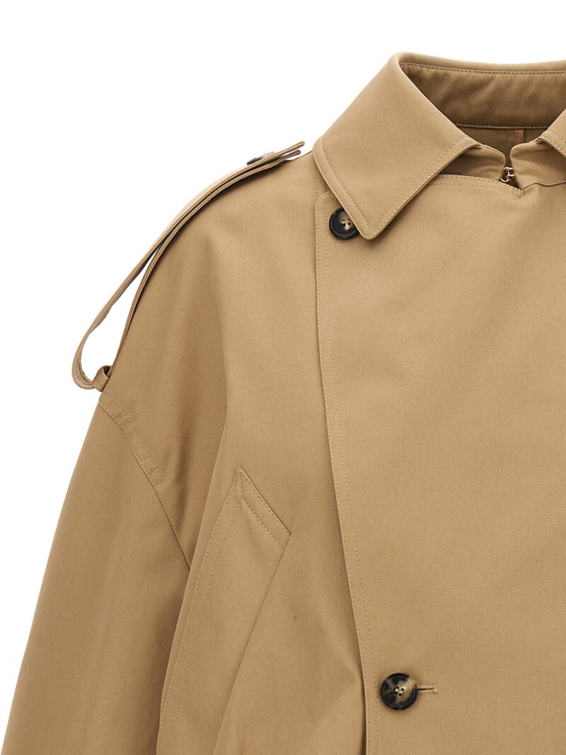 Balloon cropped trench coat 100% cotton LOEWE Beige