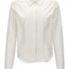 Pleated plastron shirt LOEWE White