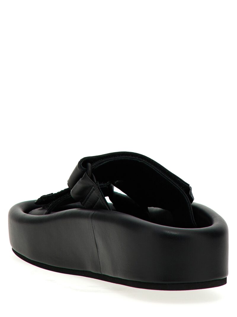 Leather sandals Woman MM6 MAISON MARGIELA Black