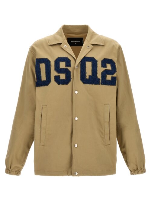 'Dsq2 Coach' Jacket DSQUARED2 Beige