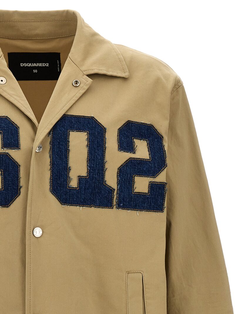 'Dsq2 Coach' Jacket Man DSQUARED2 Beige