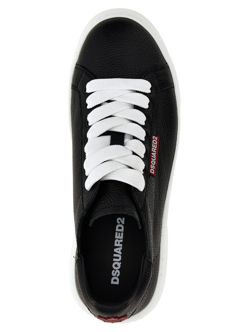 'Bumper' sneakers 100% calfskin leather (Bos Taurus) DSQUARED2 White/Black