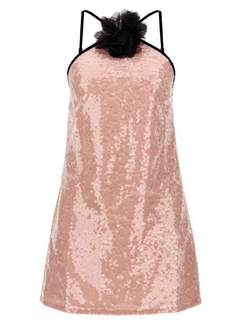 'Pale Pink Sequin Mini' dress SELF PORTRAIT Pink
