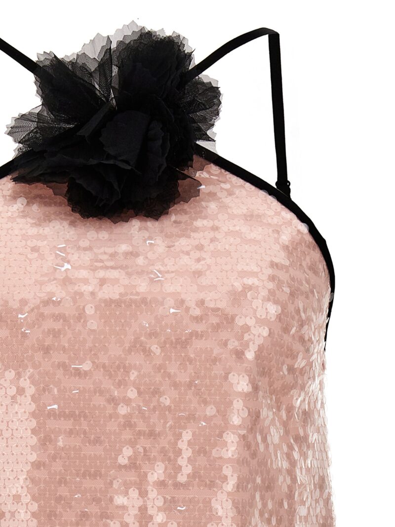 'Pale Pink Sequin Mini' dress Woman SELF PORTRAIT Pink
