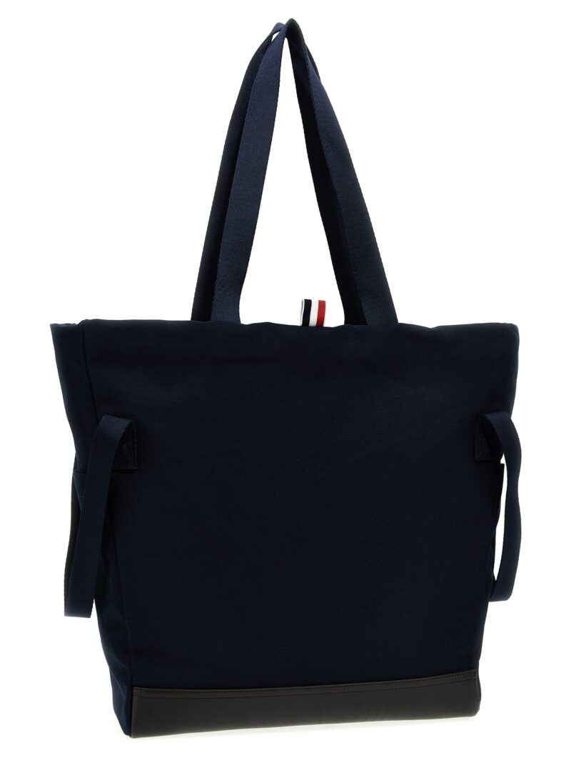 'Snap Pocket' shopping bag UAG155AF0493415 THOM BROWNE Blue