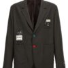 'Chaos and Balance' single-breasted blazer UNDERCOVER Gray