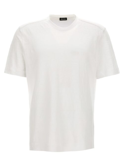 Linen t-shirt ZEGNA White