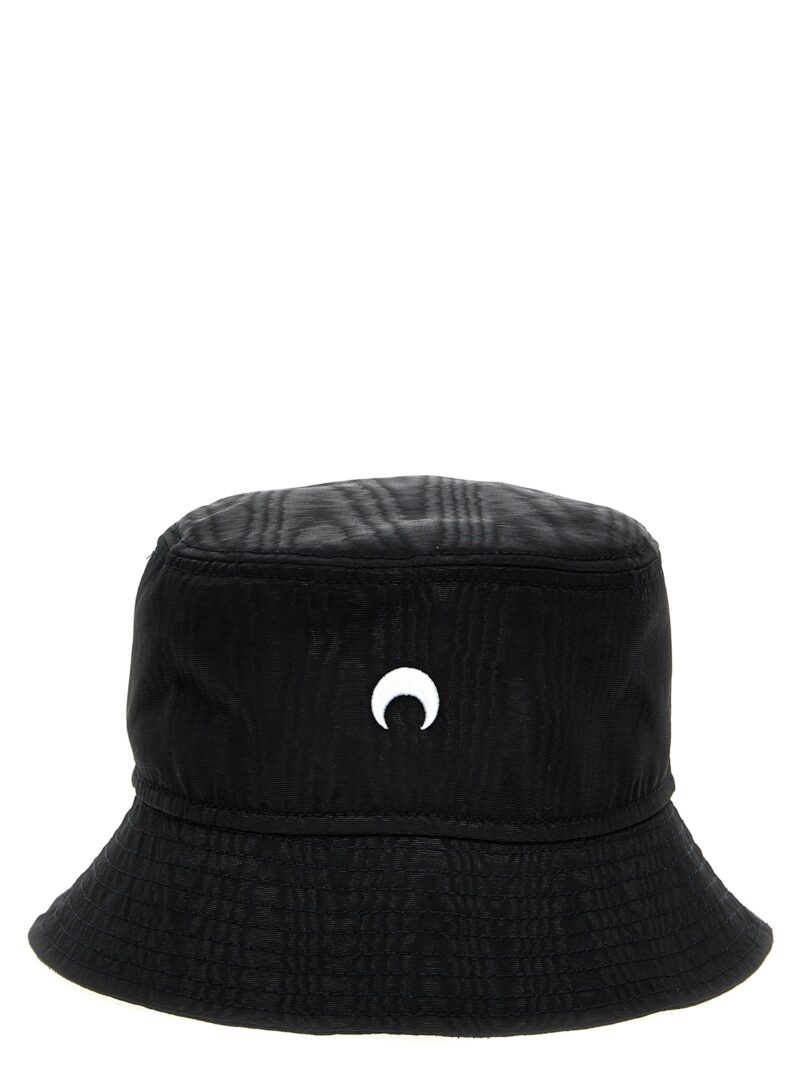 Logo embroidery bucket hat MARINE SERRE Black