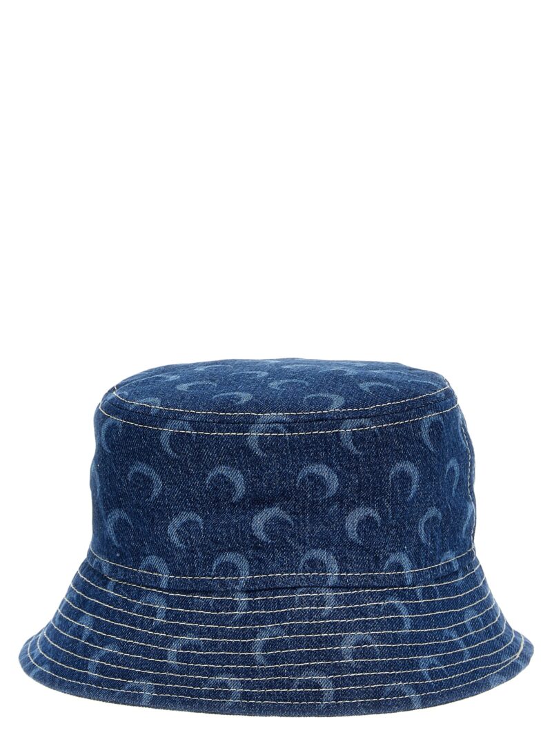 'Regenerated Deadstock Denim' bucket hat MARINE SERRE Blue