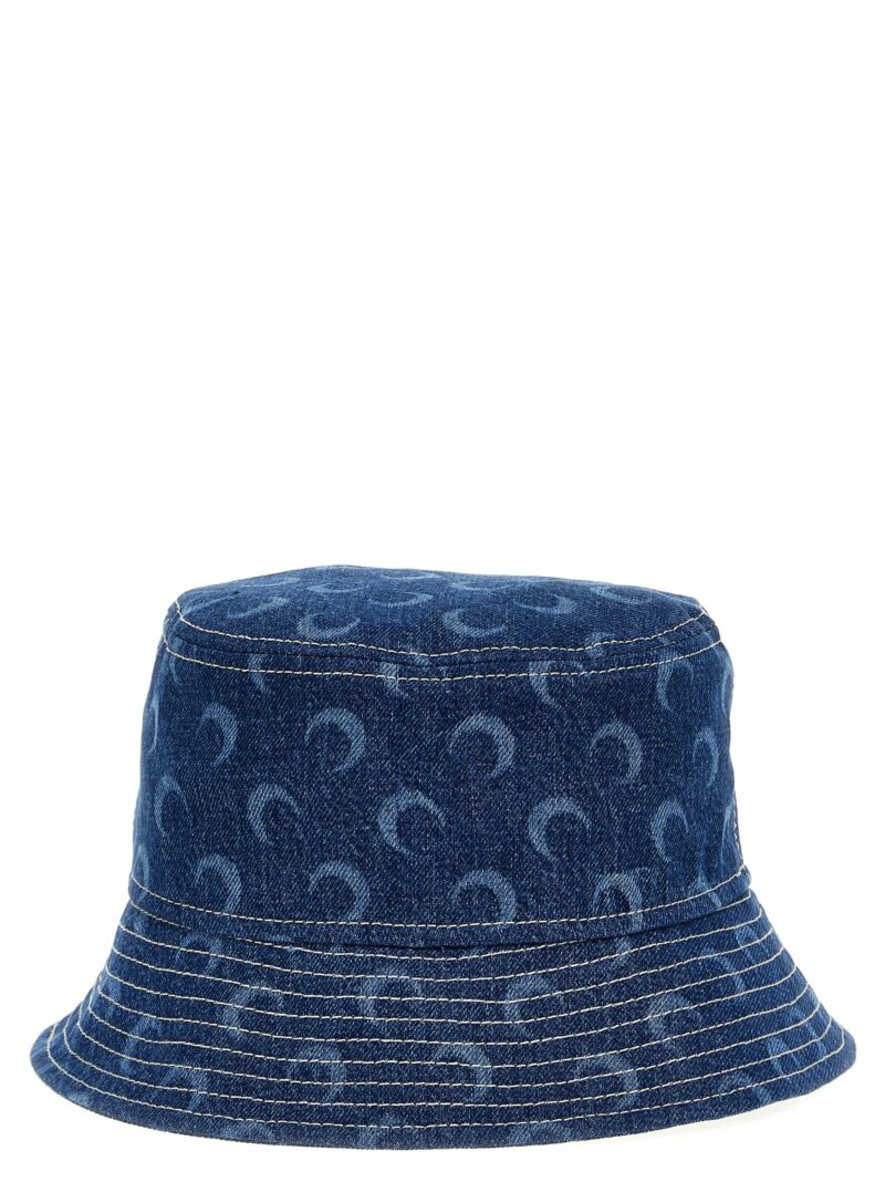 'Regenerated Deadstock Denim' bucket hat Man MARINE SERRE Blue