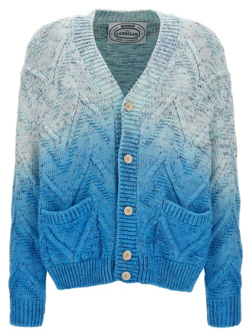 Degrade cardigan MISSONI Light Blue