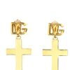 Cross logo earrings DOLCE & GABBANA Gold