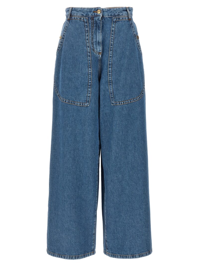 Wide leg jeans ETRO Blue