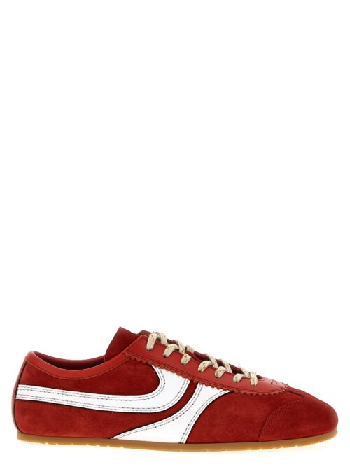 Suede sneakers DRIES VAN NOTEN Red