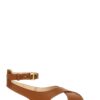 Leather sandals TOD'S Brown
