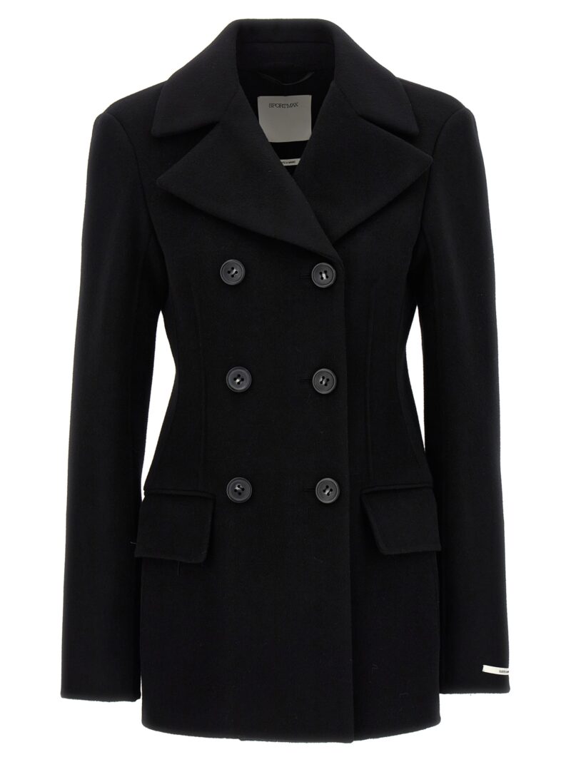 'Yana' coat SPORTMAX Black