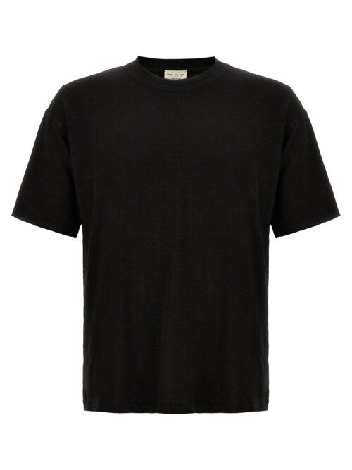 Linen t-shirt MA'RY'YA Black