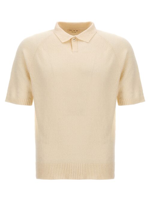 Cotton polo shirt MA'RY'YA White